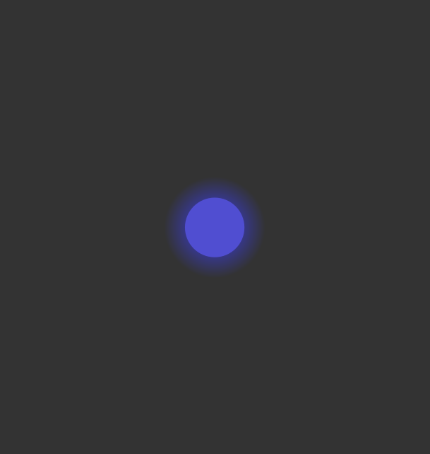 Channel button lit blue